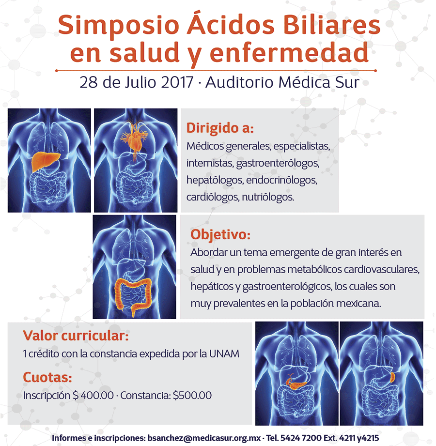 Invitaci&oacute;n al simposio &Aacute;cidos Biliares en Salud y Enfermedad