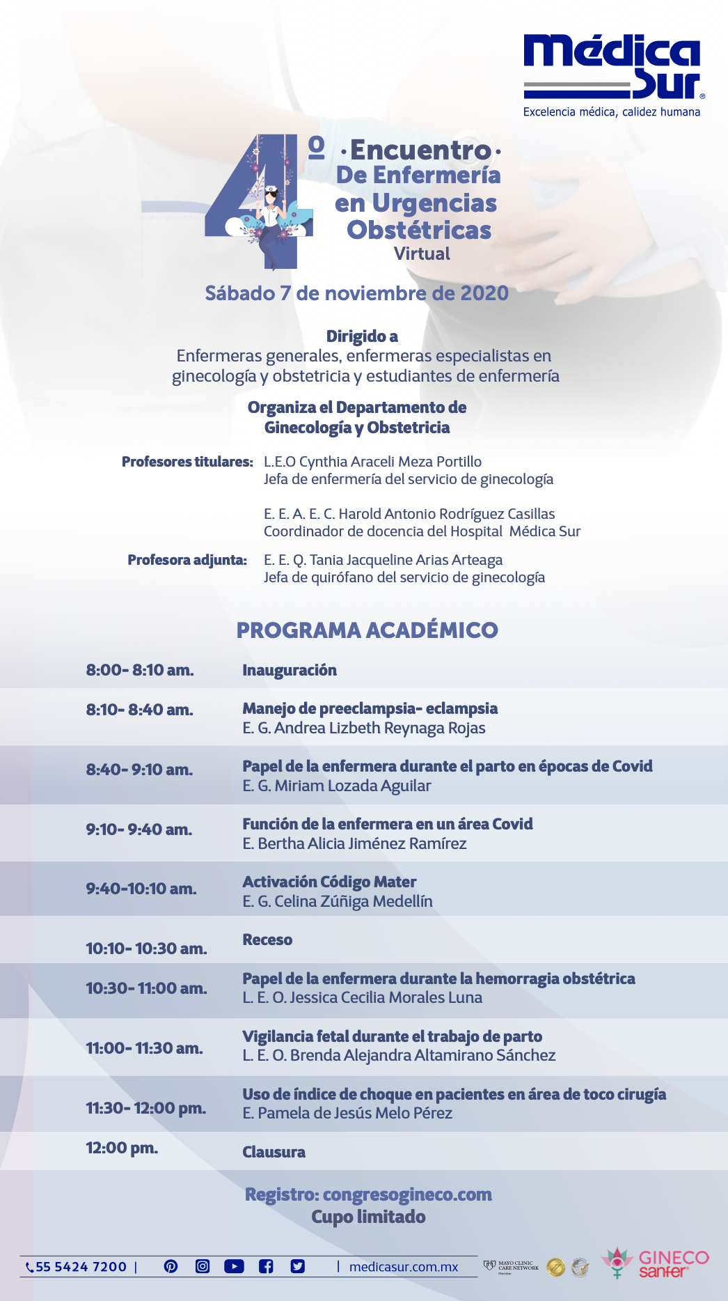 4to Encuentro de Enfermería en Urgencias Obstétricas